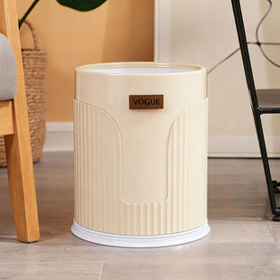 垃圾桶家用2025新款双层厕所卫生间厨房客厅轻奢卧室无盖大容量