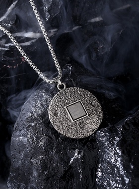 月表陨石项链航天创意百搭