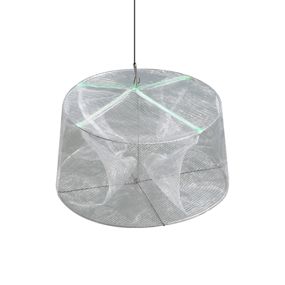 捕鱼神器捕虾网鱼笼白色圆形虾笼