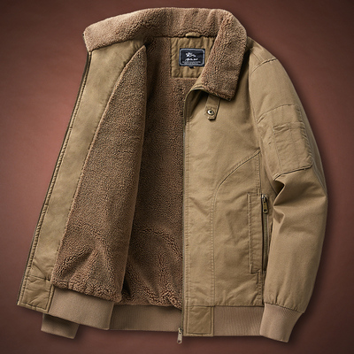 jpdun翻领冬季宽松棉衣