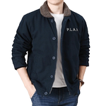 冬季保暖棉衣男士羊羔绒宽松外套男装翻领棉服加绒加厚毛领棉袄潮