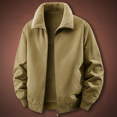 冬季大码宽松翻领水洗纯棉棉衣