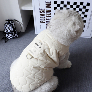 猫咪衣服公猫帅气银渐层按扣式棉马甲橘猫外出可牵引冬天保暖背心