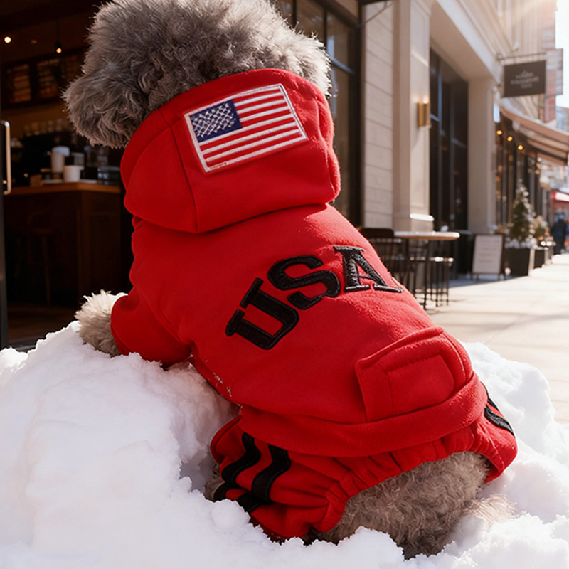 狗狗衣服2025新款冬小型犬西高地泰迪加厚棉服保暖防着凉四脚冬装