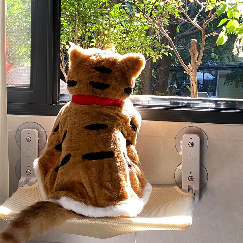 猫咪披风宠物斗篷居家保暖老虎变身装冬季加厚布偶银渐层加绒双面,宠物/宠物食品及用品,猫宠物服装/雨衣（新）,淘宝优惠券,粉丝福利购,淘宝优惠卷