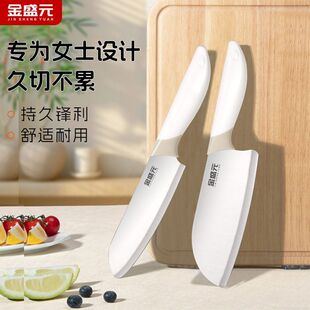金盛元水果刀菜刀厨师不锈钢切片家用宿舍切菜刀厨房辅食锋利刀具