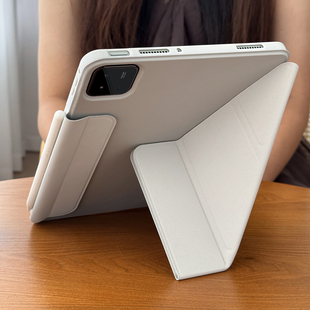 适用小米8平板7spro12.5保护壳kpad磁吸搭扣6全包边适用红米Redmi12.1防弯防摔se11指纹12.4无笔槽套软胶一体