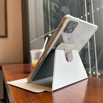 720旋转适用小米8平板6spro12.4保护套红米Redmipadpro12.1电脑带笔槽7pro包边防摔5防弯Kpad亚克力一体软壳