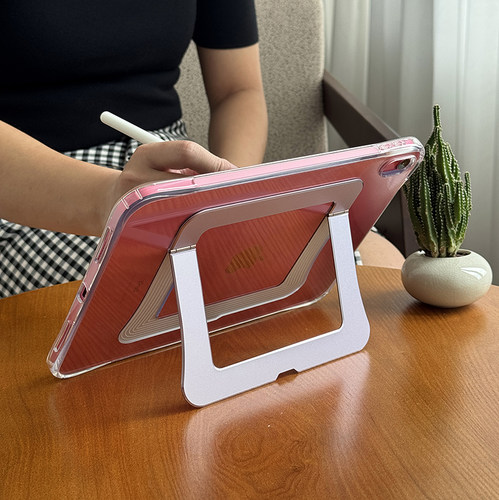 适用于苹果2026新款iPadAir8支点壳11英寸mini7平板pro12.9无笔槽12代气囊全透防弯4金属5保护套13寸轻薄支架