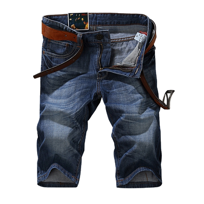夏季2026新款男士牛仔五分裤休闲