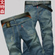 男修身 子潮流青年复古男裤 直筒男士 百搭潮牌长裤 休闲裤 春秋牛仔裤