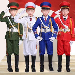 幼儿园中小学生升旗手服装儿童国旗班仪仗队服装鼓号队少先队服装