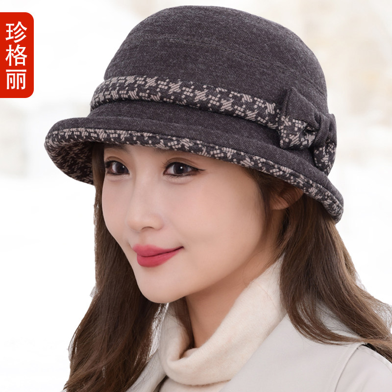 盆帽户外优雅女士秋冬保暖渔夫帽