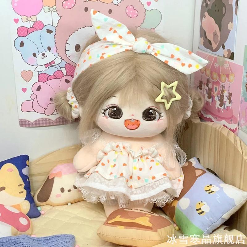 15cm20炸毛棉花娃娃用发夹迷你