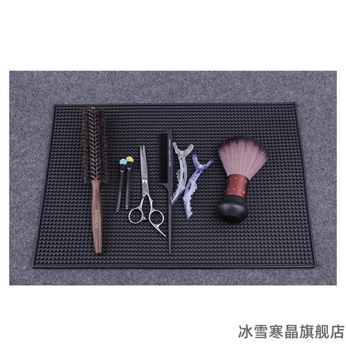 剪刀防滑垫子桌面吧台摆放发型师