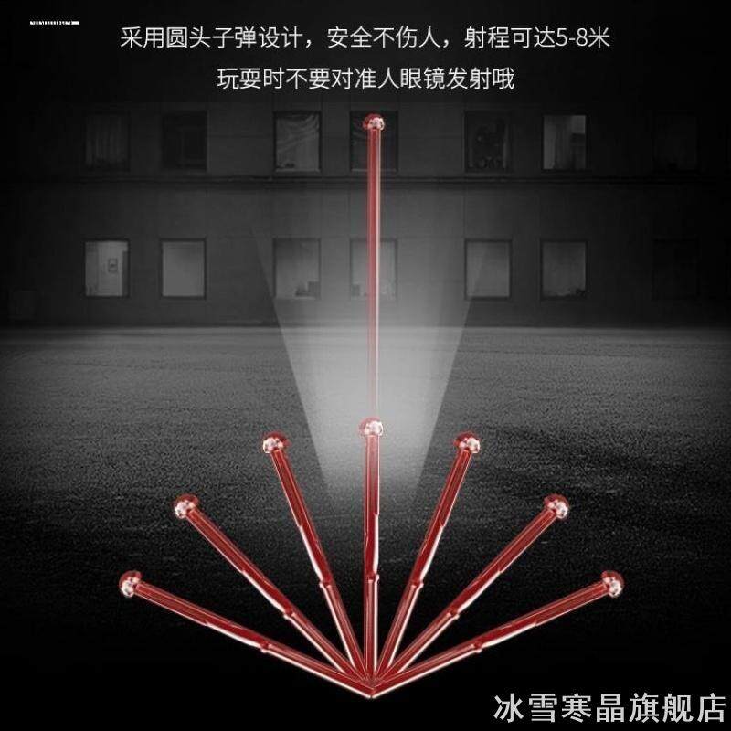 适用子弹发射器枪弹乐高积木小型MOC圆头1x8弹射器颗粒通用手枪