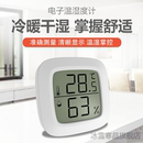高精度迷你温度计温湿度计室内家用婴儿房壁挂室温精准温度表