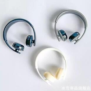 1:6兵人 散件 微缩 挂脖耳机 潮流时尚 黑色 白色耳麦模型 现货