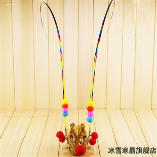 美猴王齐天大圣紫金色冠头饰套装 孙悟空面具夜市儿童摆件cosplay