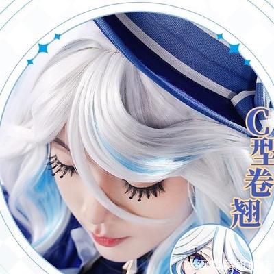 仿真芙宁娜芙卡洛斯假睫毛配件