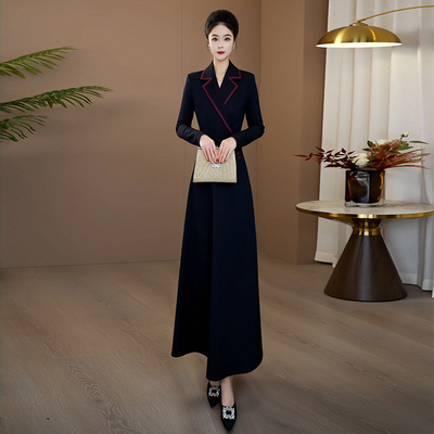 清仓捡漏秋冬连衣裙2025今年流行爆款高级感气质显瘦裙子女219