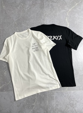 正品现货 Arcteryx始祖鸟Captive Legend字母印花短袖T恤男女同款