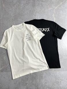 正品现货 Arcteryx始祖鸟Captive Legend字母印花短袖T恤男女同款