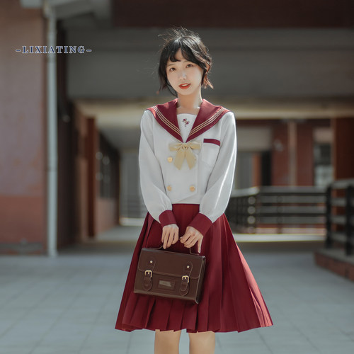 JK制服原创中间服水手服优等生