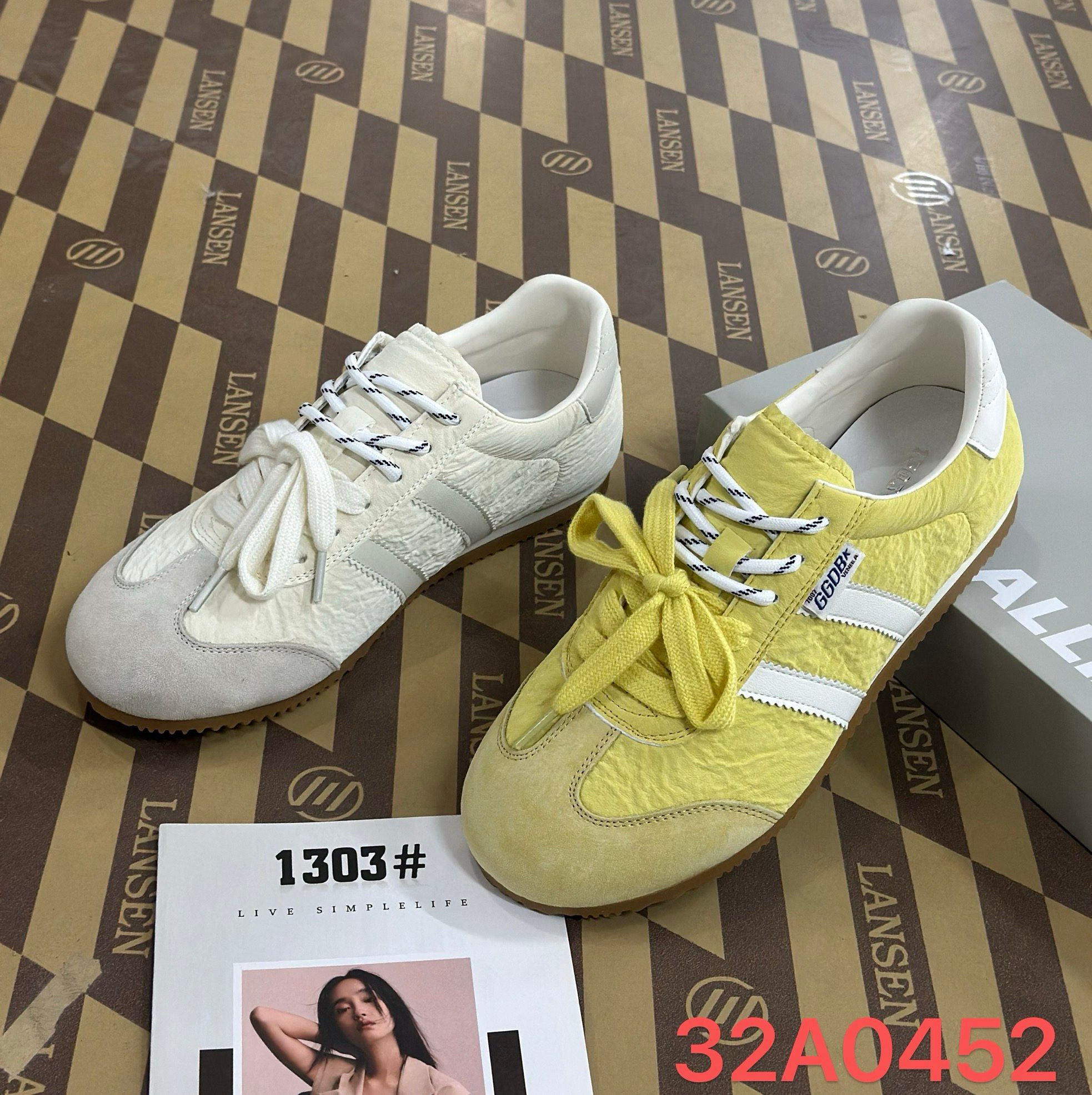 复古真皮德训鞋女2025春款平底休闲板鞋运动鞋阿甘鞋小白鞋女0452