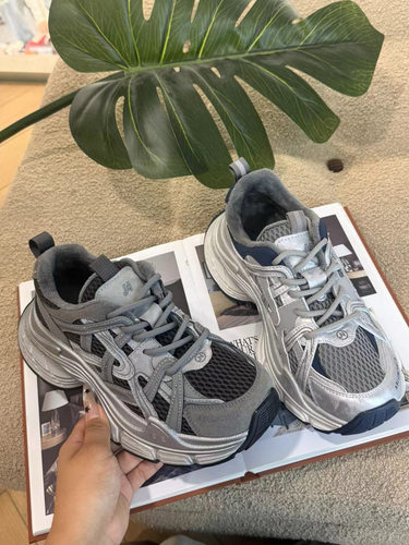 米新款2025冬松糕厚底增高加绒老爹鞋运动休闲鞋时尚百搭保暖女鞋