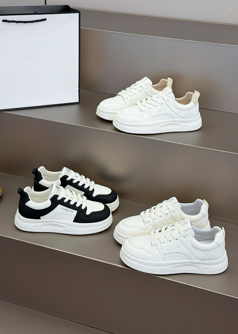 米新款2026春款松糕厚底真皮小白鞋休闲运动鞋女板鞋舒适百搭女鞋