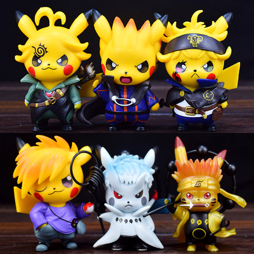 皮卡丘手办盲盒公仔儿童玩具摆件