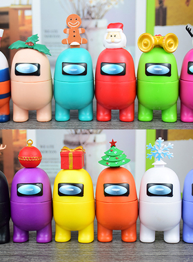 12款among us在我们之中太空狼人杀手办游戏周边摆件模型公仔玩具