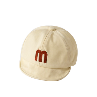 宝宝帽子春秋季婴儿外出遮阳帽男宝女宝软檐鸭舌帽儿童防晒棒球帽