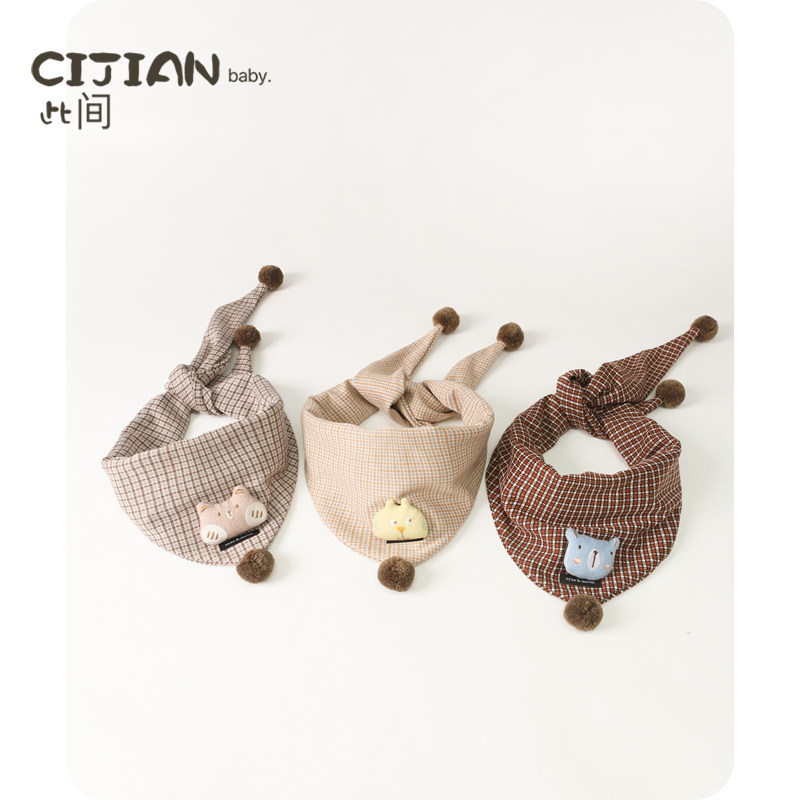 儿童围巾春秋季婴儿保暖围脖宝宝防风三角巾男童女宝百搭可爱脖套,童装/婴儿装/亲子装,围巾,淘宝优惠券,粉丝福利购,淘宝优惠卷