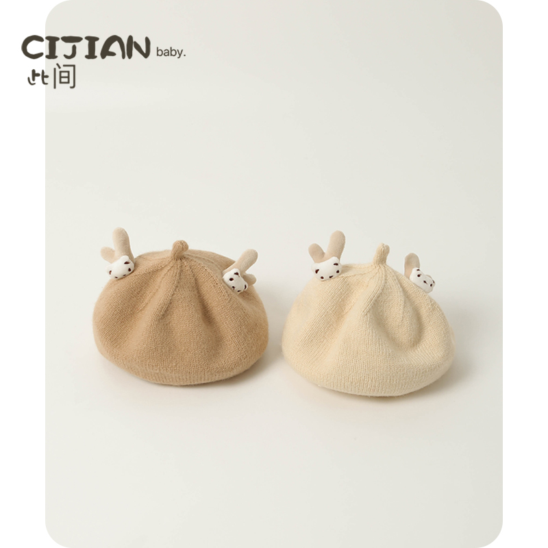 儿童春夏季保暖针织套头帽