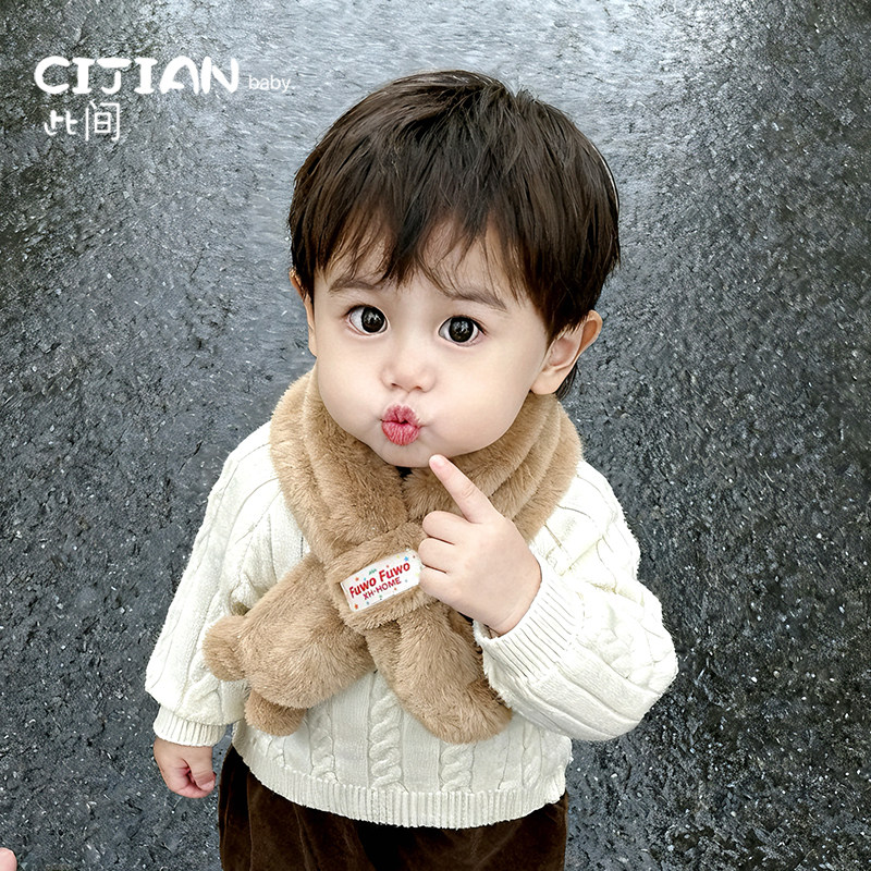 儿童围巾秋冬款韩版围巾