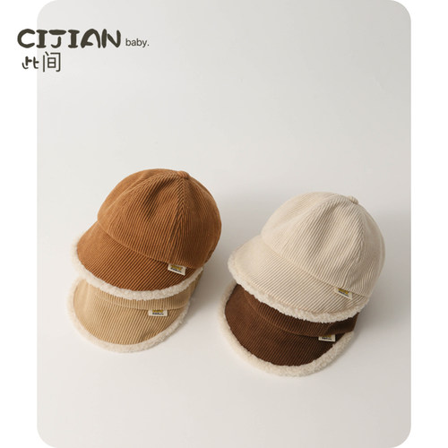 宝宝帽子秋鸭舌帽保暖防风帽