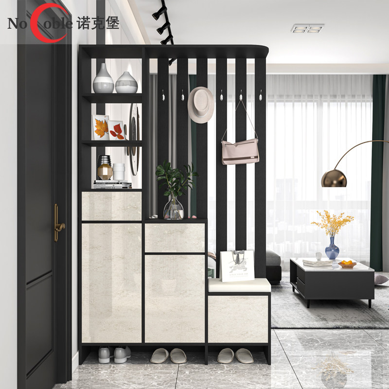 隔断柜客厅简约现代屏风进门间厅柜酒柜家用进门玄关收纳鞋柜一体