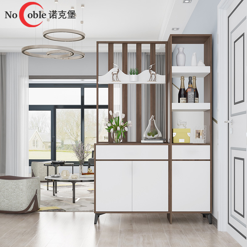 北欧风进门小户型客厅轻奢玄关柜