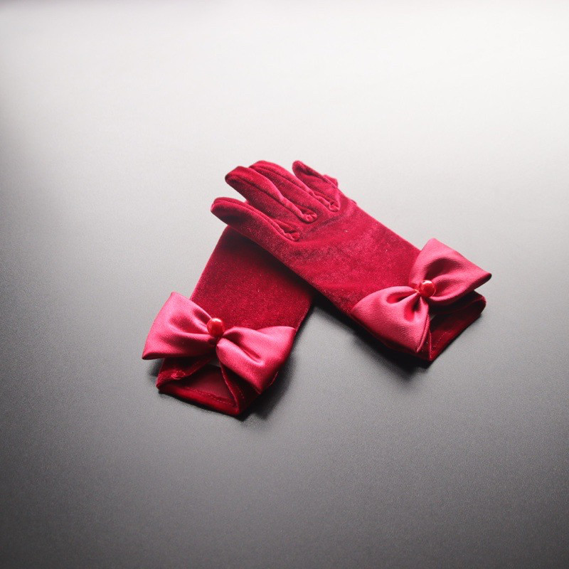 신부 장갑 웨딩 드레스 액세서리 짧은 골드 벨벳 가을 겨울 드레스 다목적 매칭 사진 장갑