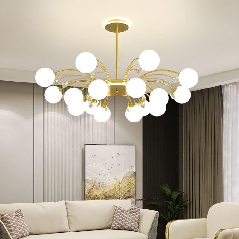 北欧led客厅灯简约现代卧室魔豆餐厅爆款ins吊灯灯具灯饰