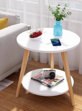 小户型角几迷你小茶几沙发边几客厅茶桌床头侧边小圆桌子简约现代
