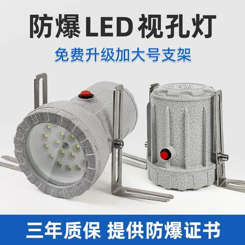 LED防爆视孔灯BSD反应釜视镜灯密闭容器探照灯防爆照明内视灯射灯