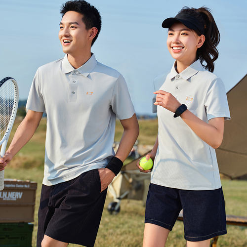 一汽奔腾工作服短袖polo衫