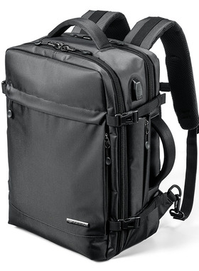 日本SANWA日式通勤上班防泼水防震14寸双肩笔记本电脑包16寸2WAY游戏手提背包15.6寸大容量多功能出差旅行包