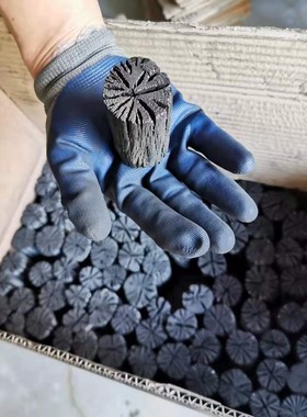 精品黄金小圆柱菊花木炭个人烧烤易燃木炭无烟橡木白炭厂家自产碳