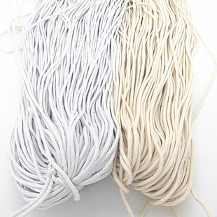 本白色2MM-10MM粗棉线绳束口绳滚边绳包心绳 包边用绳 牙子绳