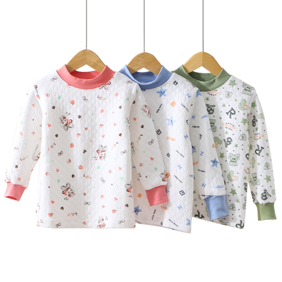 男童纯棉秋衣单件儿童全棉上衣