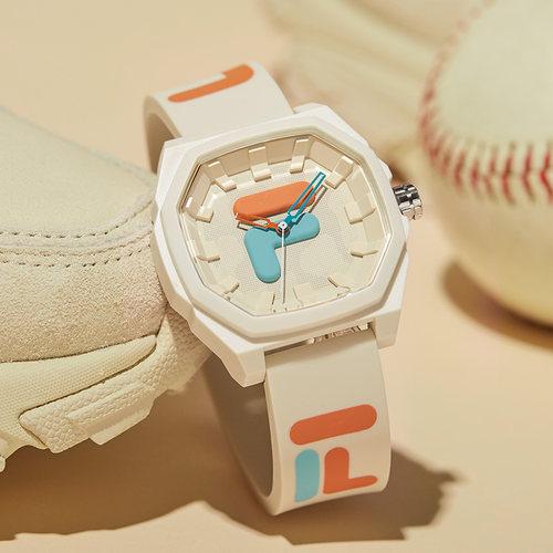 FILA斐乐运动老爹风防水硅胶手表